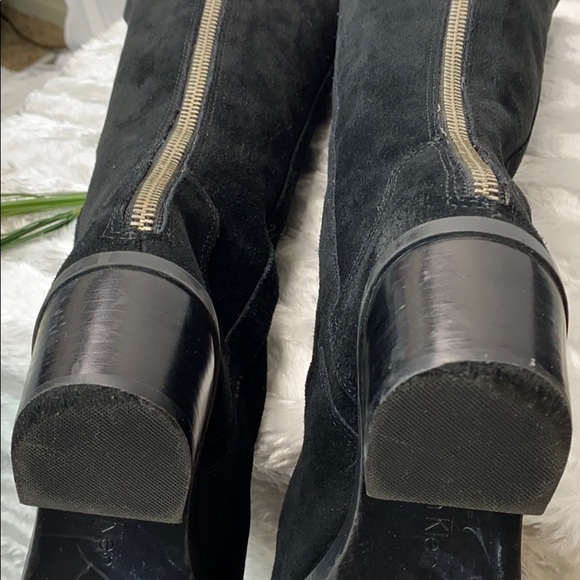 Calvin Klein  suede knee high boots size 6M - Picture 3 of 9
